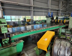 - 가공폭 : 500 ~1,550mm
- 가공두께 : 1.0 ~ 6.0mm
- 최대중량 : 30ton
- 월생산량 : 5,000ton